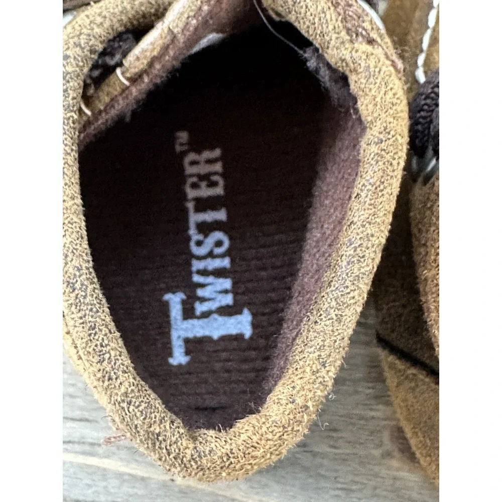 Twister Baby Buckers Carson Mocs Infant 6-12M Brown Good
